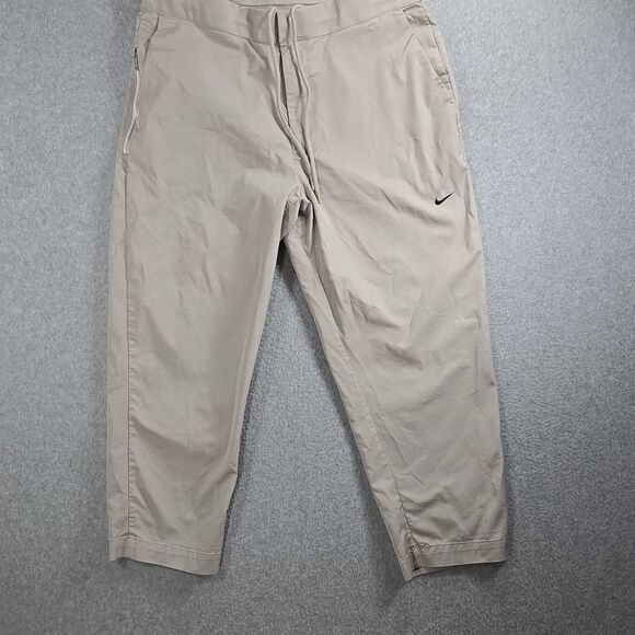 Nike Chino pants Sportswear Sport Essentials Woven Cropped Sneaker 34 Drawstring - Picture 1 of 10